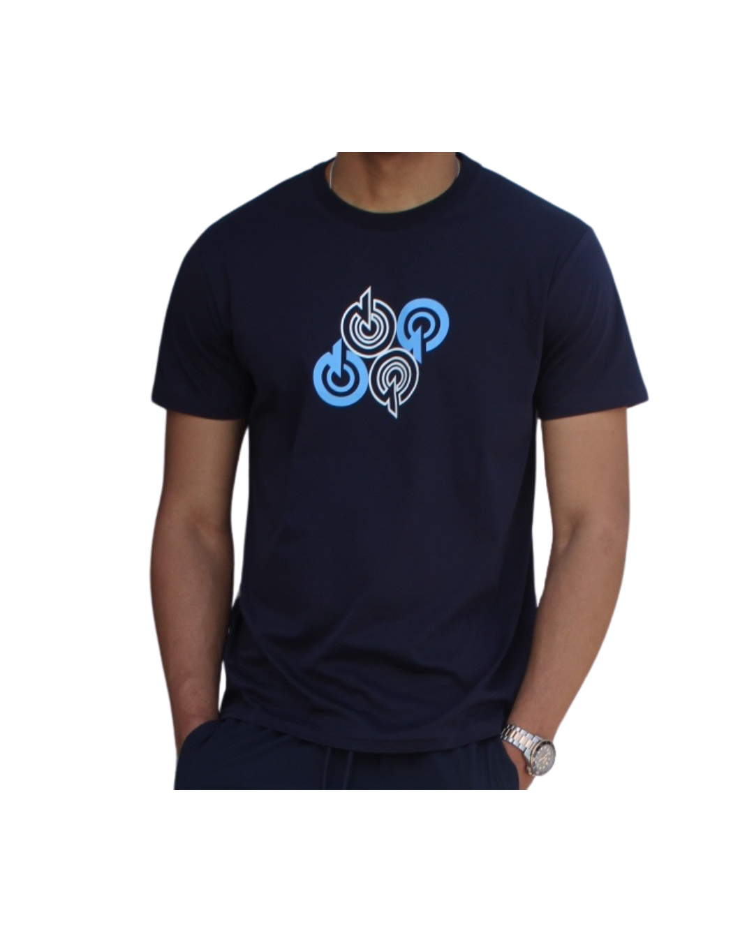 NAVEY/BLUE 4Q TEE