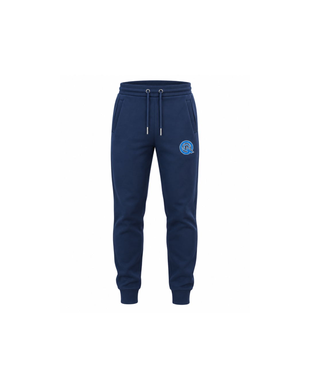 NAVY/ BLUE 5Q LOGO COTTON JOGGERS
