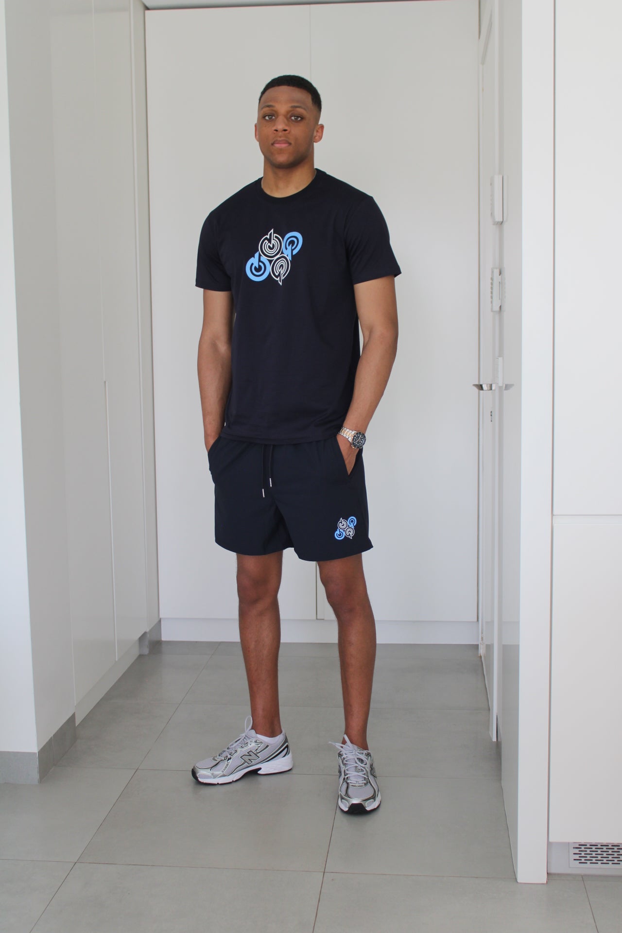 NAVEY/BLUE 4Q TEE