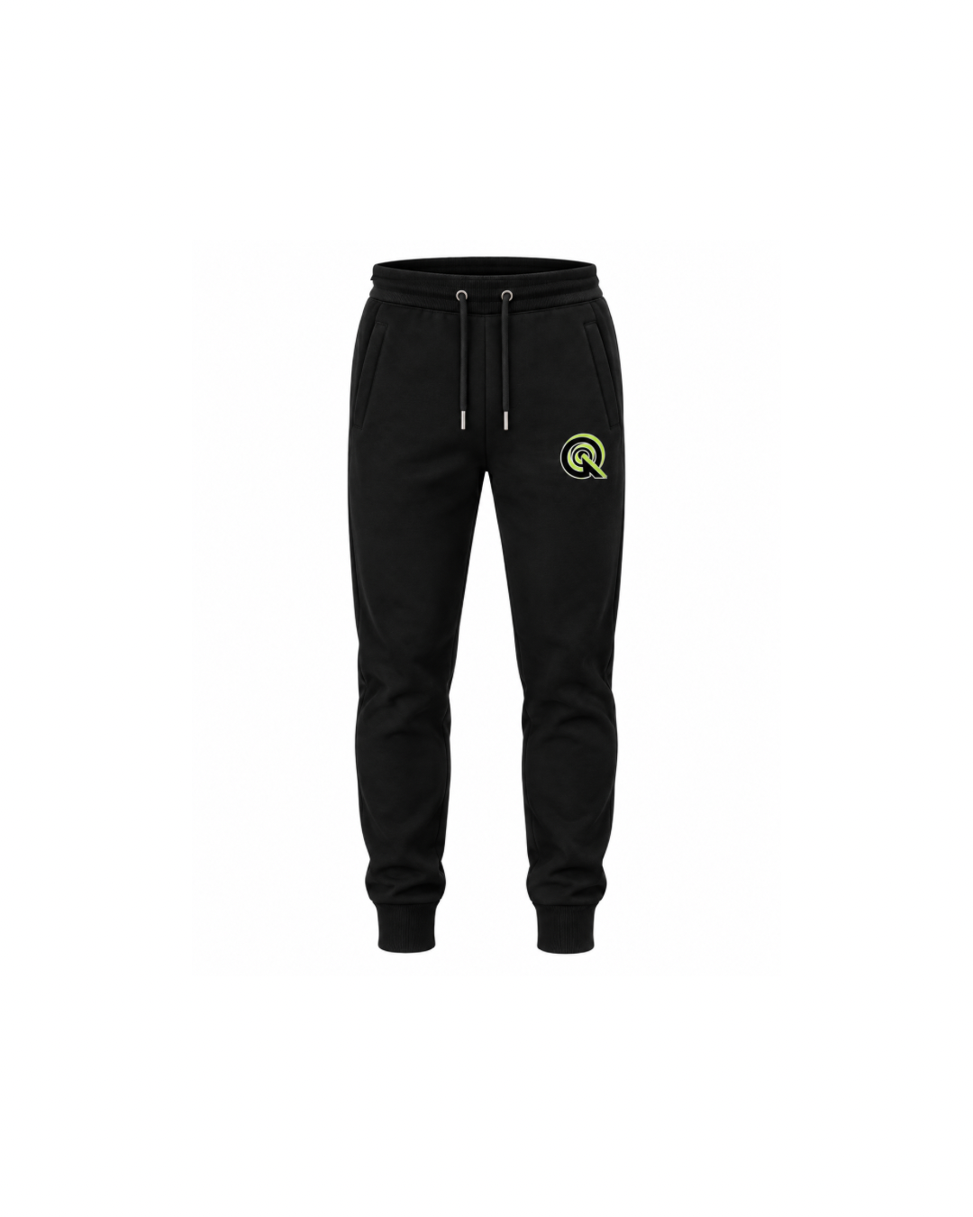 BLACK 5Q LOGO COTTON JOGGERS