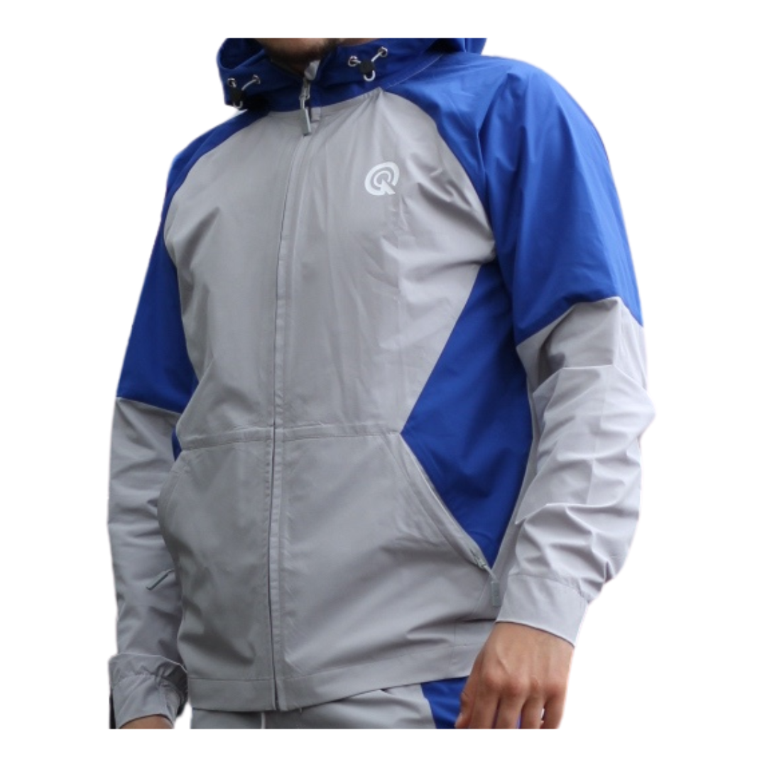 ROYAL BLUE / LIGHT GREY HYBRID JACKET