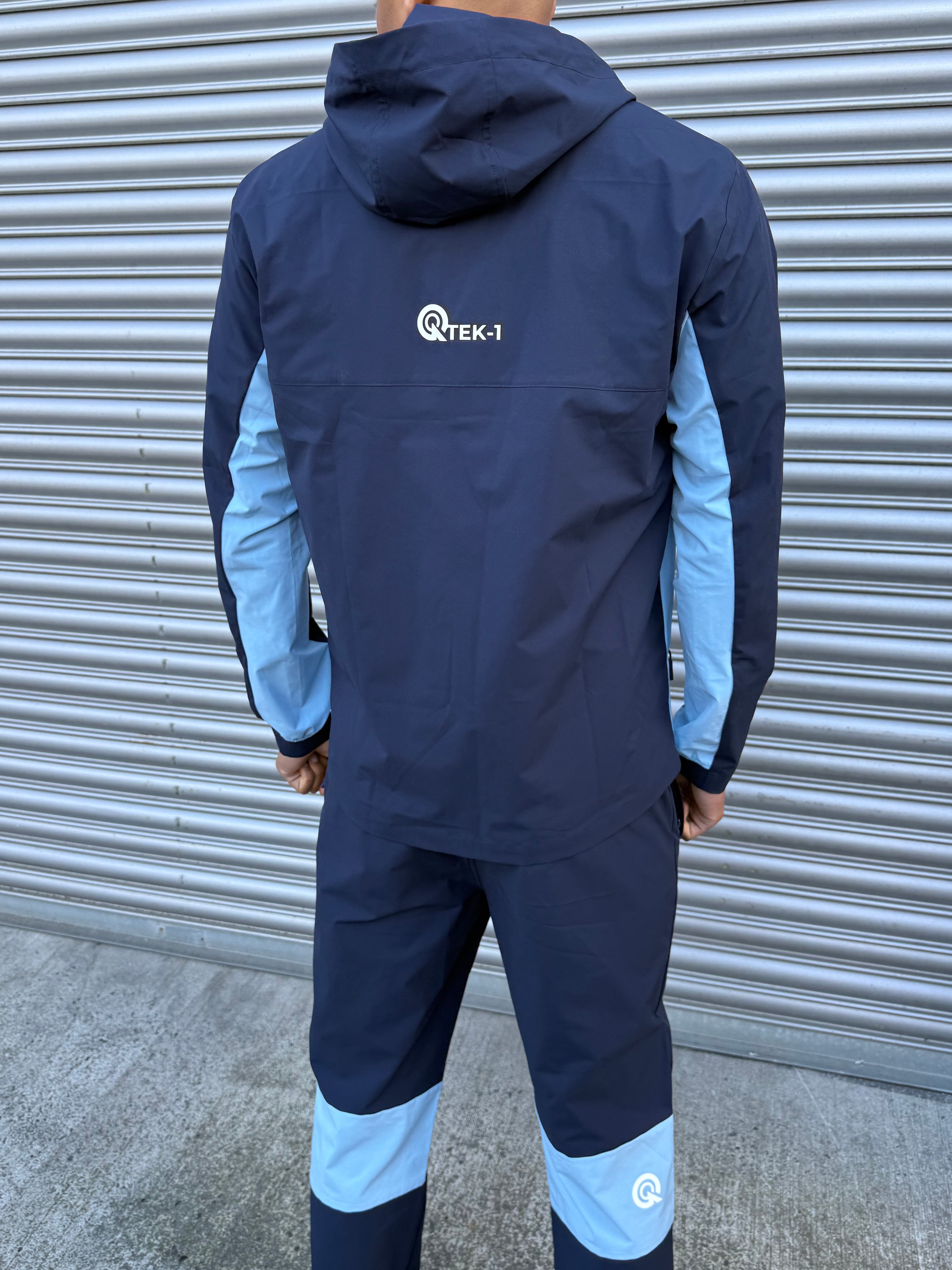 NAVY/BABY BLUE PULSE JACKET