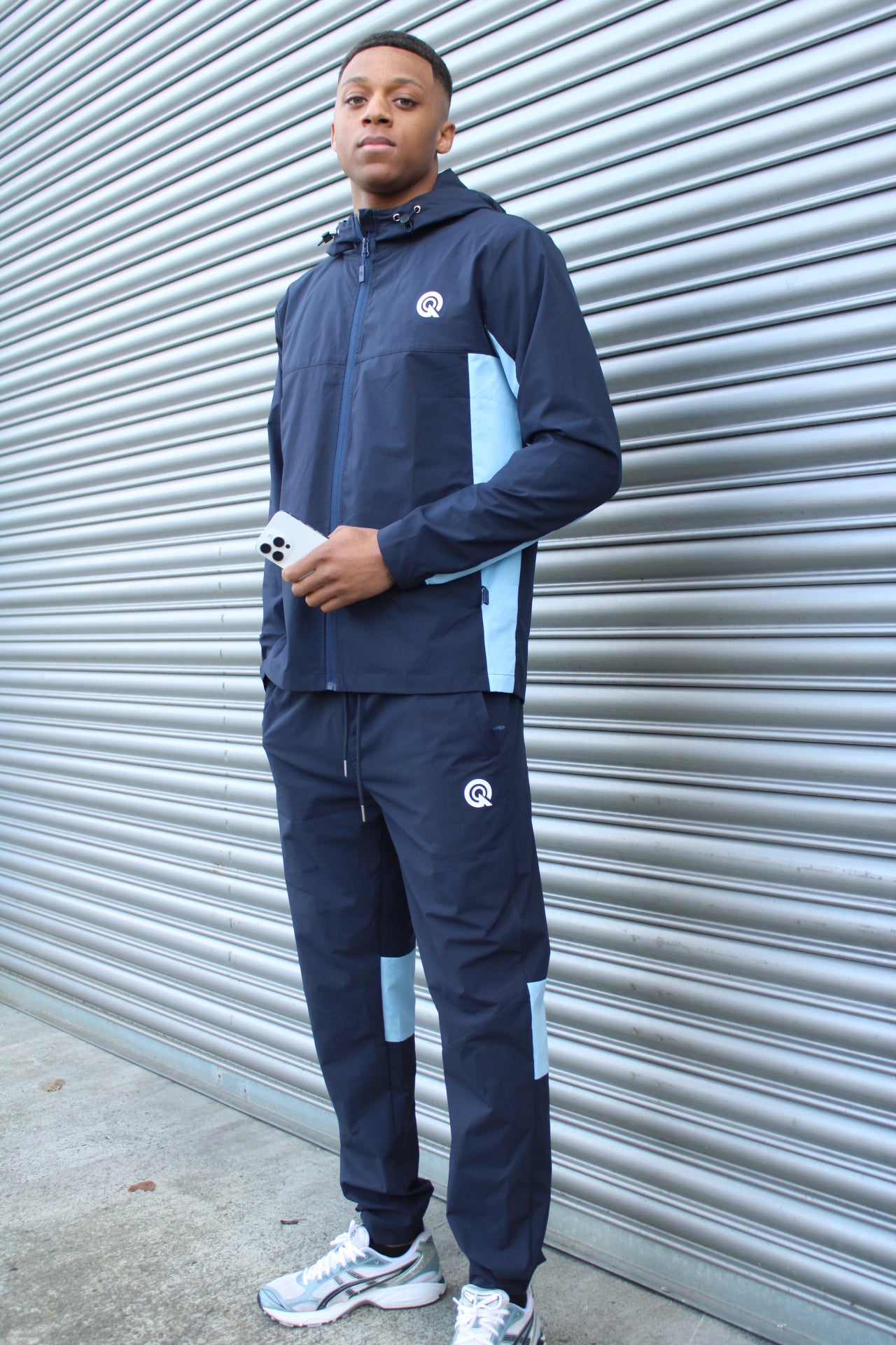 NAVY/BABY BLUE PULSE JOGGERS