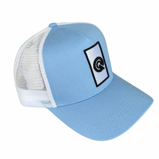 BABY BLUE TRUCKER CAP