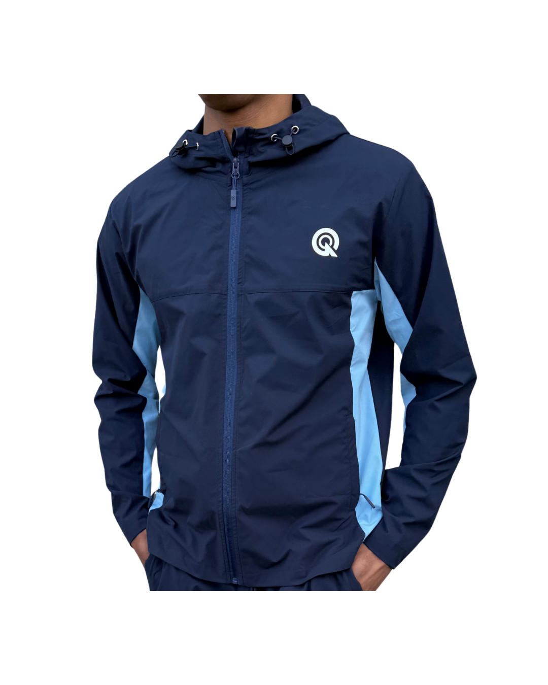 NAVY/BABY BLUE PULSE JACKET